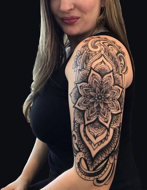 mandala tattoo arm